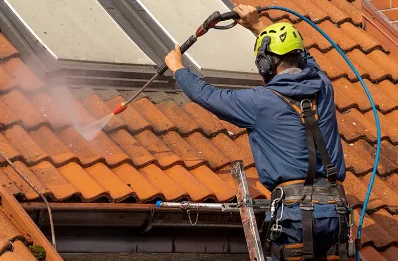 Démoussage et hydrofuge de toiture à Bourneville-Sainte-Croix